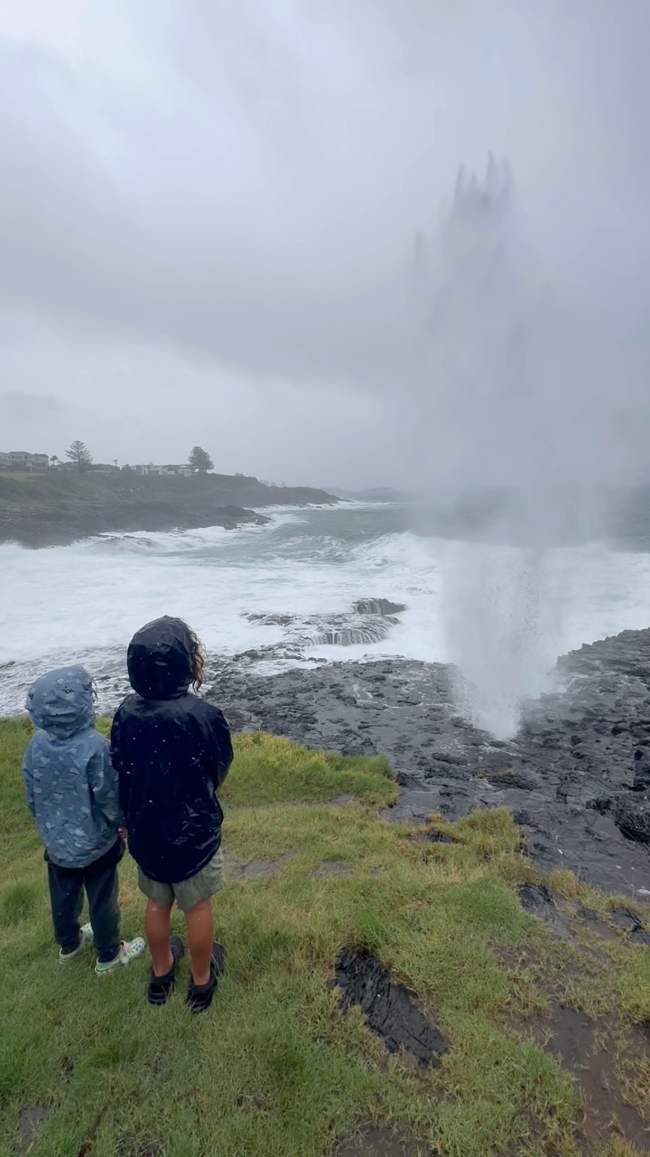 Rainy day adventures can be cool too!
Add this one to your Aussie bucket list!
Little blowhole is way less famous than the big tourist attraction Kiama blow hole, but we think it might be better 🙂
Found this in the @beyonderaus app!
#kiama #illawarra #rainydayadventures #travelfamily #mumofboys #gotwet #roadtrip #kiamablowhole #travel #visittheillawarra #australianbucketlist