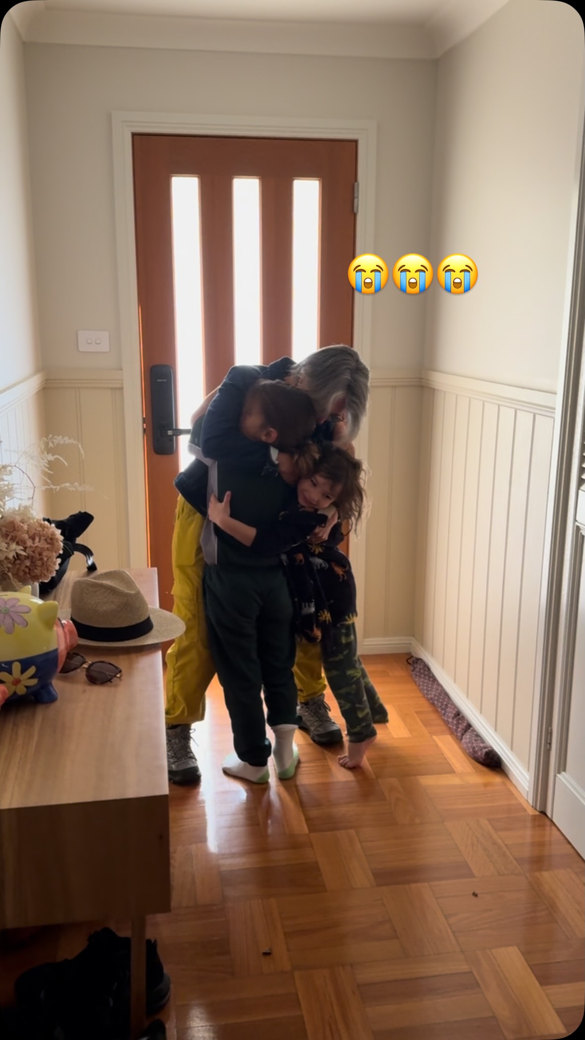 Tears were flowing this morning! #love #tears #happiness #travel #nanandpop