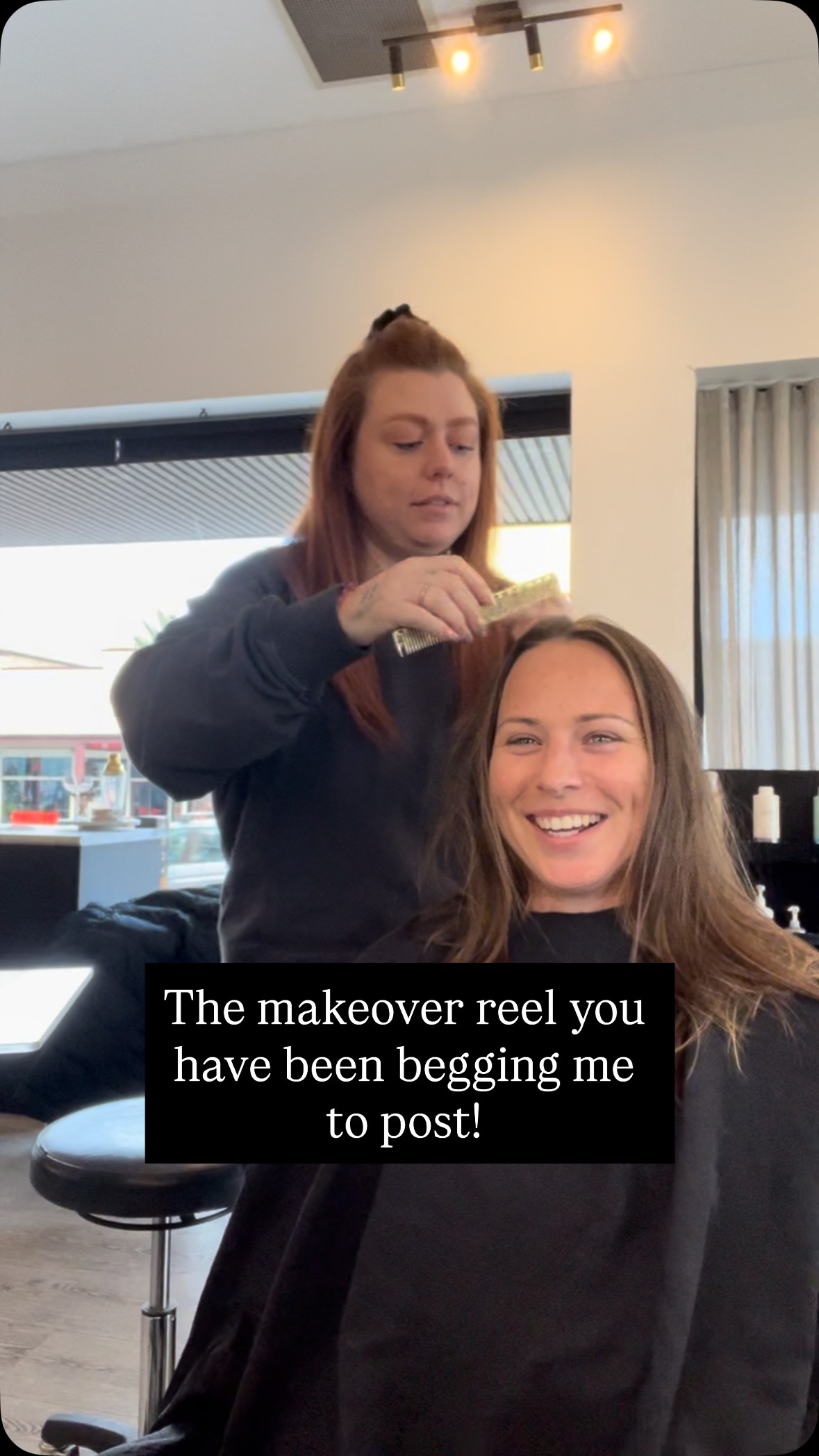 Here it is. The big moment. Thank you to everyone who’s supported and encouraged me on this journey! Together we raised over $1300 for Beyond Blue and I’ll be sending off my hair to donate tomorrow! A huge thank you to @hairbyrebeccalouise - an amazing human and hairdresser! #Makeover #haircut #glowup #gkowuochallenge #charity #hairstylist #makeoverreels