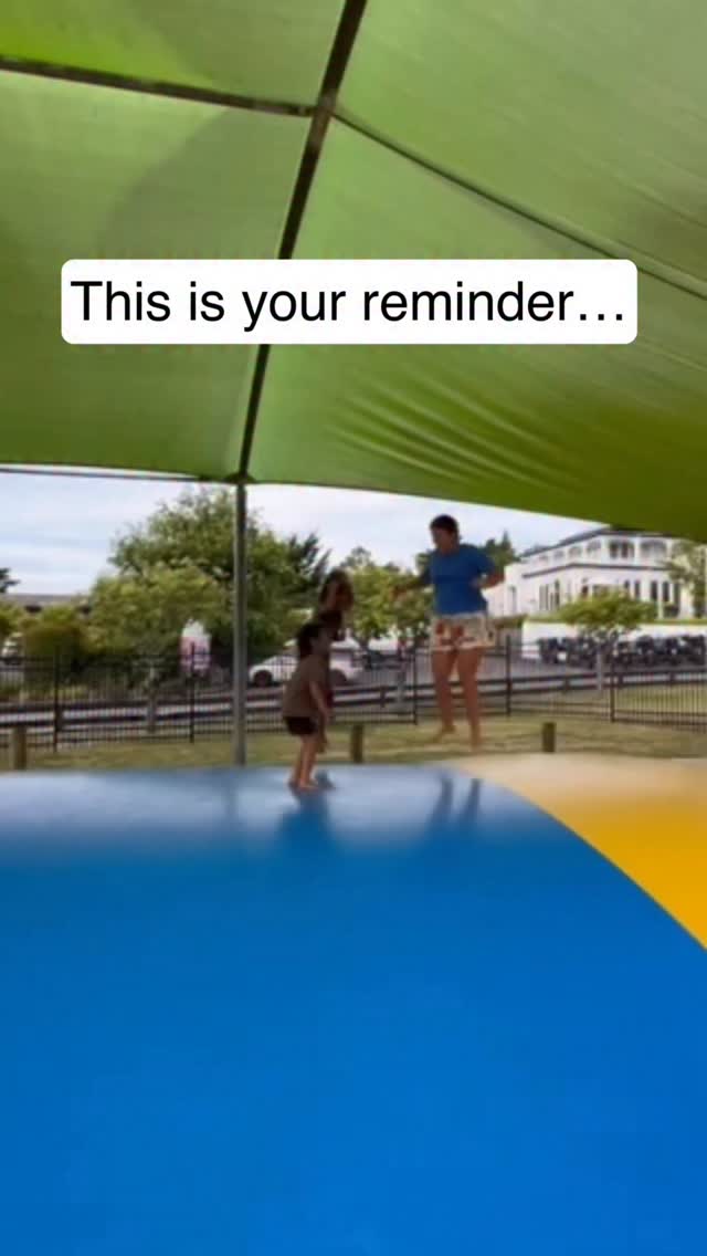 Yes I’m a 37 year old mum, who to others probably looked like a right goose on the jumping pillow, but to my kids I was awesome! 

(If making memories with your family is your vibe then give us a follow @thefamilyfind as we love to share our travels and adventures)