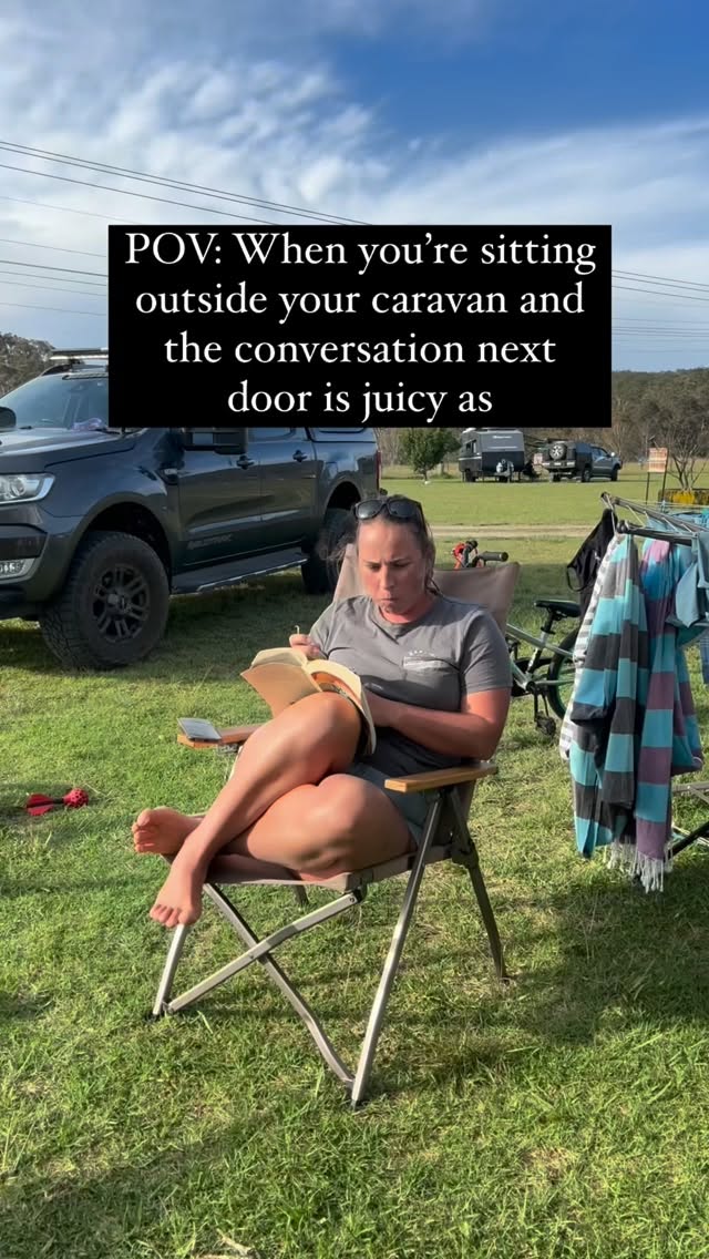 Ok, 
Yes I’m so nosey when it comes to caravan park arguments!
Who’s with me?
If you love adventuring, family travel and caravanning realities, welcome to our page! Give us a follow @thefamilyfind
