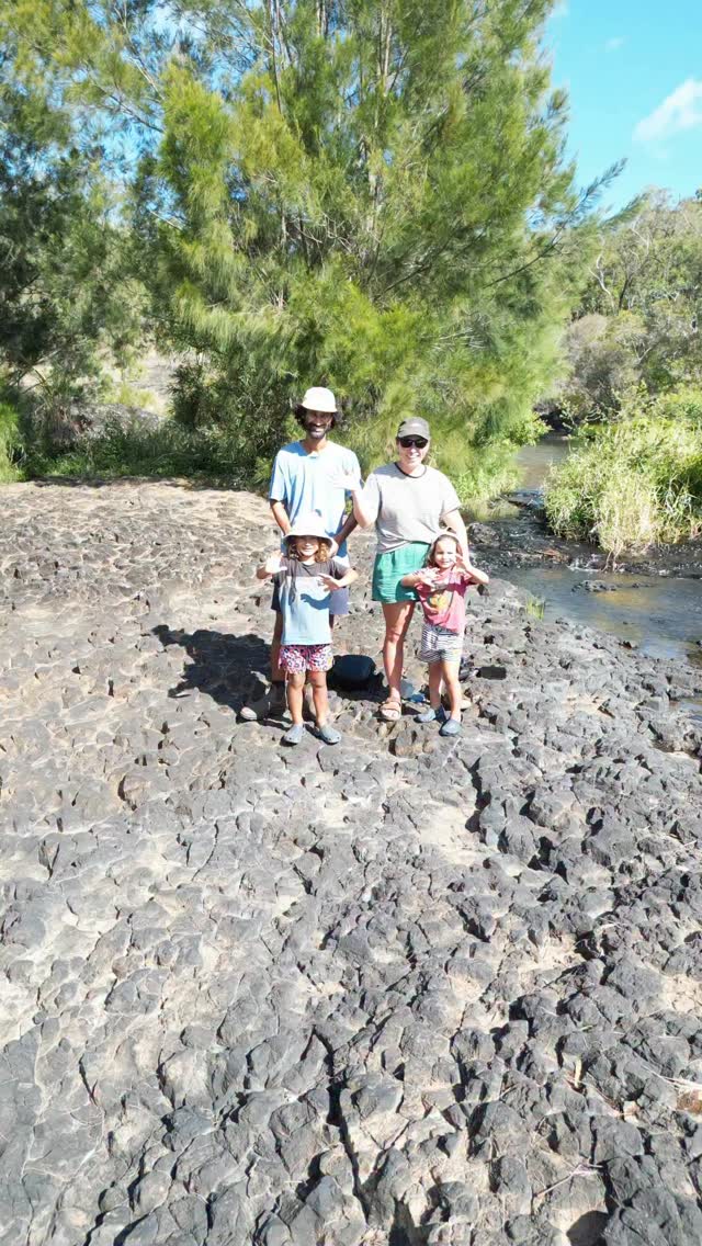 Welcome to… 
📍 Big Millstream Falls
Follow along @thefamilyfind for epic hidden gems and family travel adventures! 
Less than 2 hours from Cairns and only 45 minutes from Atherton, Big Millstream Falls is the widest single-drop waterfall in Australia! 
Sure these falls are no secret, but did you know you can stand on top of them?
The viewing platform is an easy 300m walk from the car park and it offers a pretty cool view. 
However we found an overgrown track with old stairs that takes you to the top of the falls, which is next level amazing! 
You will find the track as you are heading back to the car park not even 50 meters from the viewing platform. It’s on the right just before the first bend. 
One not to be missed! SAVE now for when you’re planning your next QLD adventure!
Keen to hear your other hidden gem finds! 
*NB:  The track was super safe, however we think water levels would change quickly with rain so please use your own judgement at the time you visit!