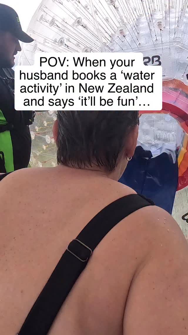 You’ll probably believe me when I say…
I was a little nervous!

We are @thefamilyfind. Up for adventure in Australia and overseas. Don’t forget to follow along on our journey. 

I was worried for nothing though. @zorb.rotorua was so, so fun. 

We actually did it in the rain and it didn’t put a dampener on it at all! Perfect with the hot tubs and saunas!

Lesson learnt though. ASK QUESTIONS. 

Being @fearless.swimwear