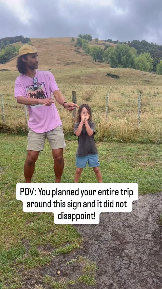 I’m not even lying when I say…

This was the first thing we planned on our NZ trip and the only input Geo had. I was sceptical, but we had so much fun at this sign!

Eli was the director so, let us know if mum or dad did it better (my reel is already posted)- comment below.

If you haven’t seen our content before - welcome, we are @thefamilyfind, an Australian based travel family sharing all the chaos. We would love for you to give us a follow! 

📍The longest place name in the world!