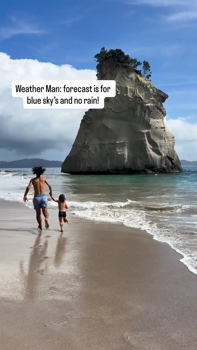 There’s one thing you need to know before you visit New Zealand!

The weather report is always wrong. 

(Follow along @thefamilyfind, if you are looking for more fun advice and family adventure!)

Plan for the day, but make sure you have a plan B,C,D,Z based on what the weather throws at you! We had to swing past @mountainwarehouse to pick up some raincoats as we were not at all prepared! 

Lucky for us the rain wasn’t cold and didn’t detour us from having a great time!