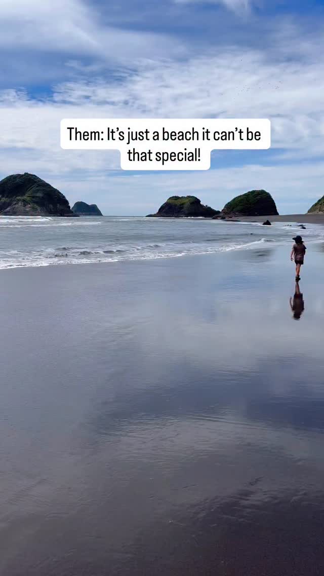 Australia has some of the best beaches in the world… but New Zealand’s black sand is something seriously cool! 

This is 📍BACK BEACH in Taranaki! 

Follow along @thefamilyfind for more recommendations, hidden gems and family adventure.