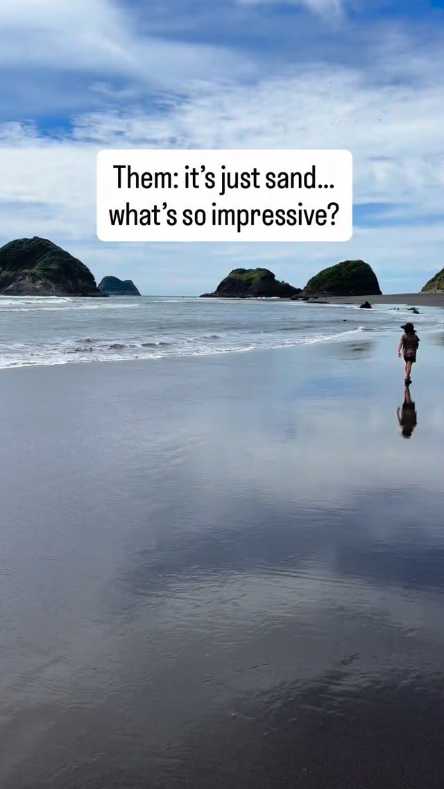 Australia has some of the best beaches in the world… but New Zealand’s black sand is something seriously cool! 

This is 📍BACK BEACH in Taranaki! 

Follow along @thefamilyfind for more recommendations, hidden gems and family adventure.