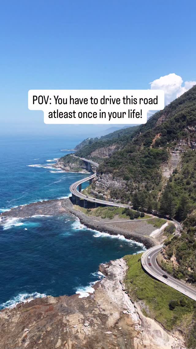Here’s my unpopular opinion but hear me out! 

Before we get started be sure to give @thefamilyfind a follow if you love discovering hidden gems) 

This has to be the most beautiful 665m of road in Australia! 

And yes, I think the Grand Pacific Drive is better than the Great Ocean Road - come at me. 

It really does take your breath away! 

This is 📍The Sea Cliff Bridge

Save for your next trip