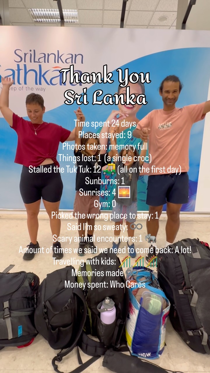 We loved, loved, loved our trip to Sri Lanka! We have been asked how much we spent quite a few times, so I will get to putting up a post soon :) 

Be sure to follow along @thefamilyfind
