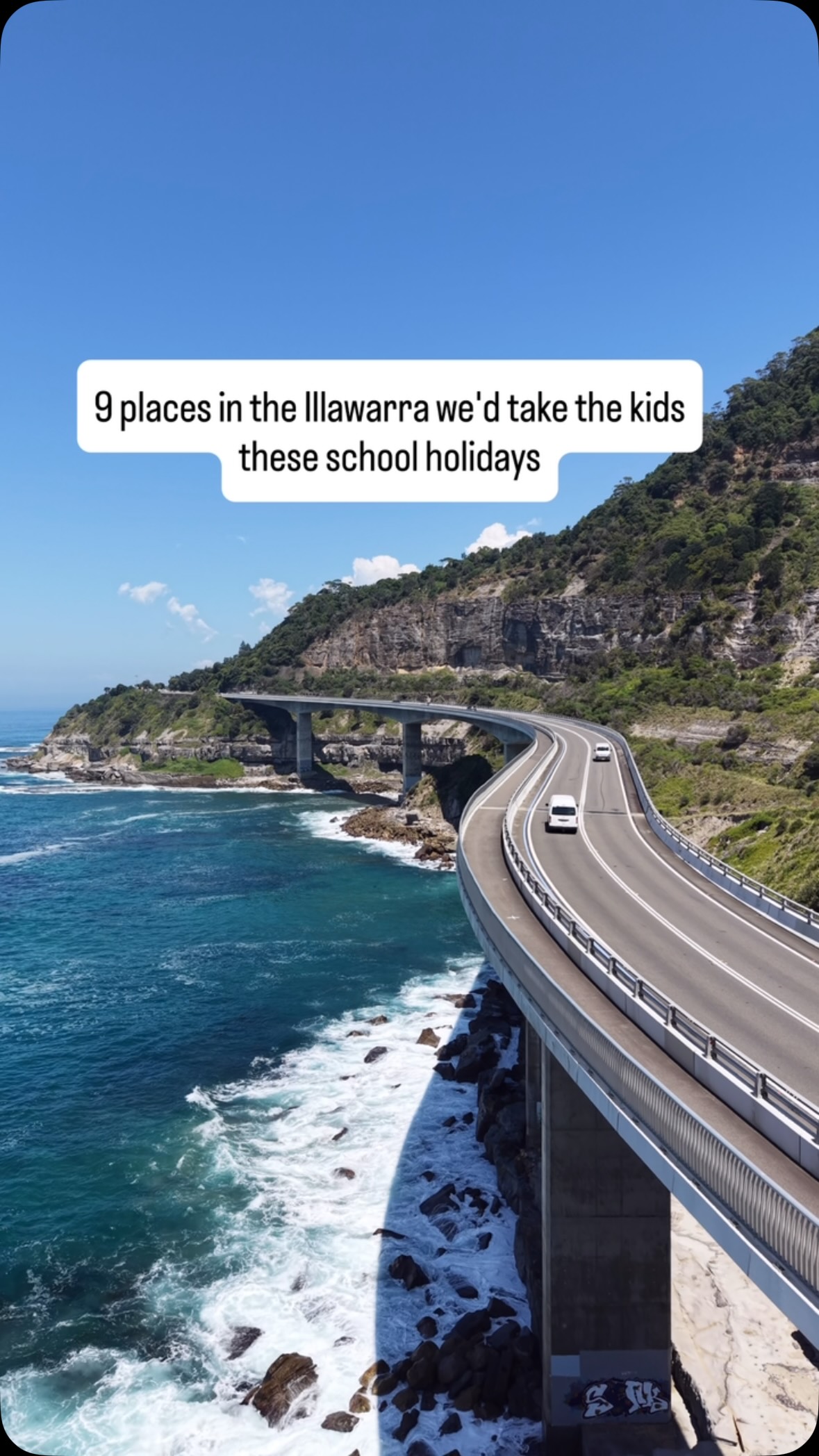 We take the kids to these places all the time and they just never get over them. 

📍 Port Kembla Rock Pool: a local favourite for a swim, just off the shore and perfect at low tide.  📍 One of the 8 ocean pools between Coalcliff and Wollongong: take your pick, they’re all worth exploring 📍 Thirroul to Wollongong shared path: easy bike ride with the kids, flat and scenic the whole way 📍 Kelly Falls: short walk, big payoff, fun ropes.  📍 Brokers Nose hike: in the escarpment and so much fun with amazing views 📍 Illawarra Tree Top Walk and zip line: so good.  📍 UOW Science Space: not just a rainy day backup. The kids love going here 📍 Bald Hill: the view alone is worth the stop and watching the ganglier take flight is a bonus  📍 Gelato at Southern Gateway Centre: because our kids ask to stop every time we drive past 

- 
Hi, 👋 if you’re just discovering our page, we are Sam, Geo, Reuben and Eli. An Australian based adventure travel family, sharing hidden gems, epic adventures and aiming to inspire others to travel with their kids! Come say hi and stay for the ride @thefamilyfind!